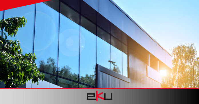 infissi in alluminio edifici moderni